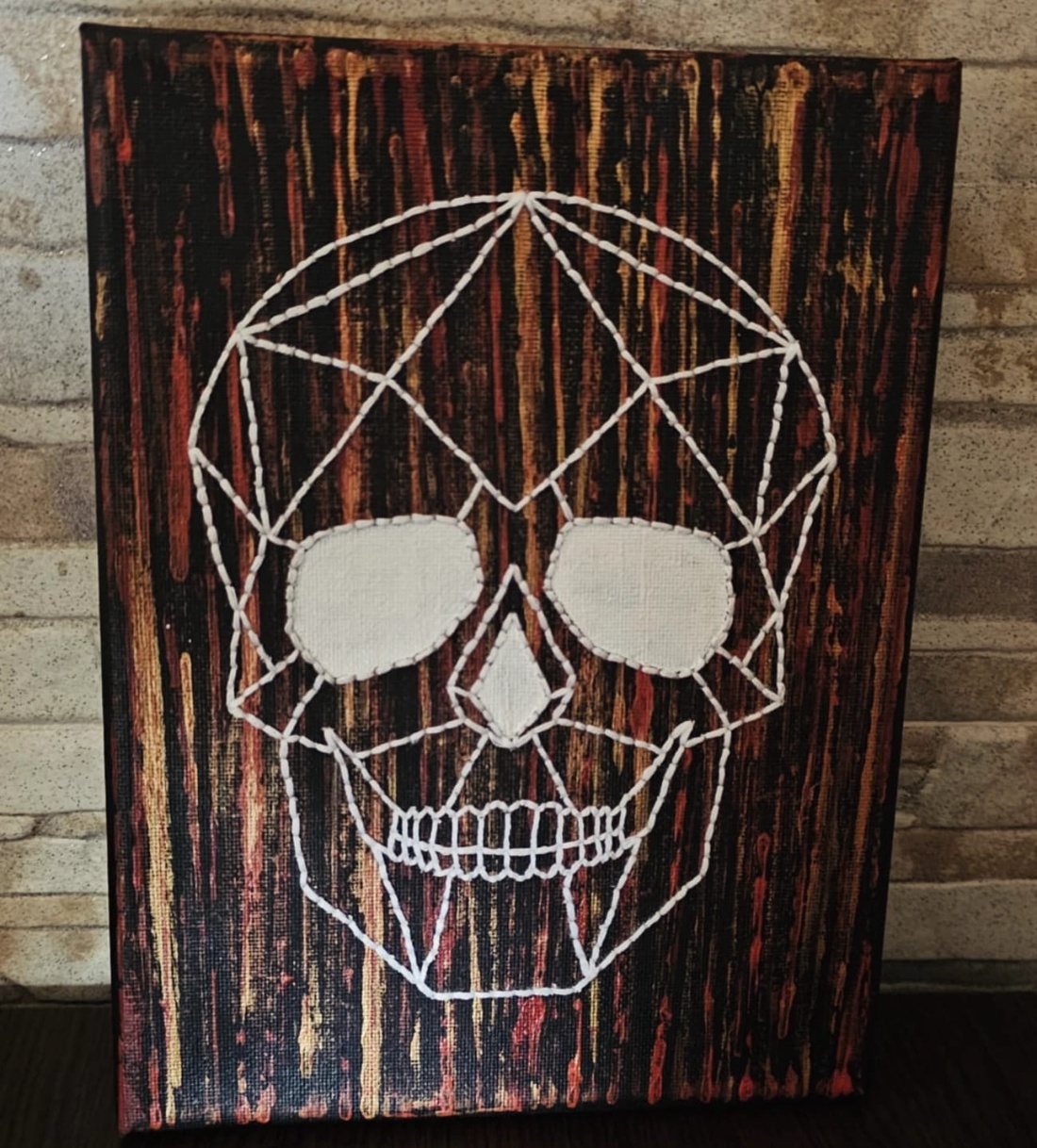 Tablou canvas Skull - accesorii locuință - accesorii pentru decorat casa - picturi murale - tablouri/picturi pe pânză - Artynos.ro