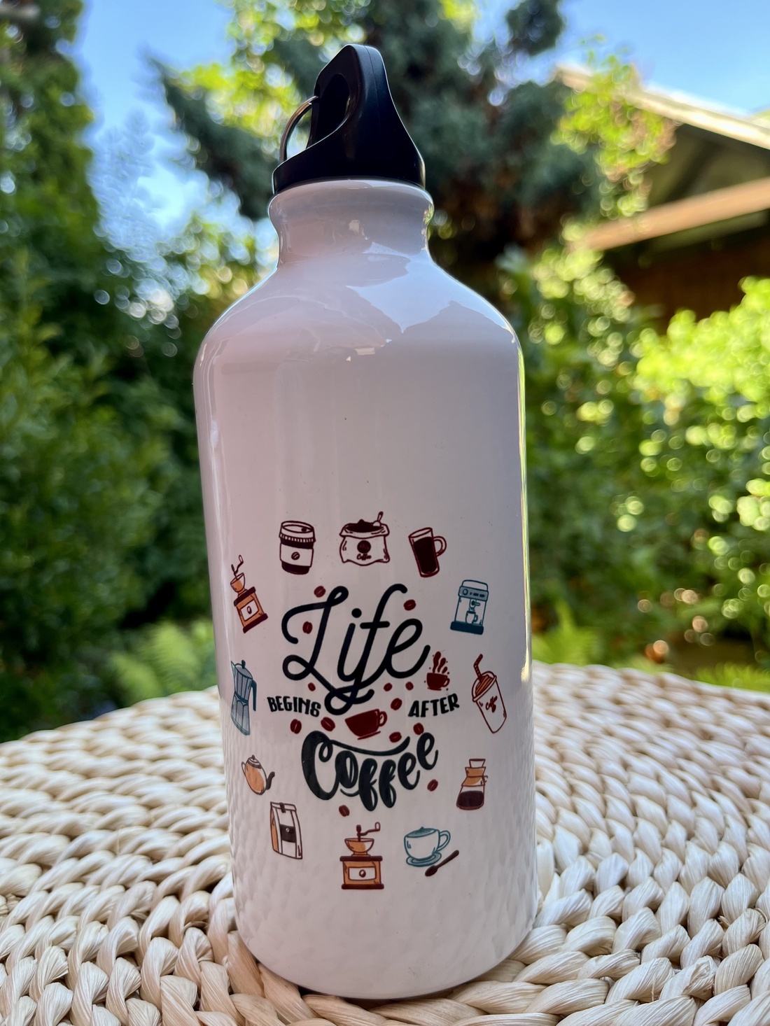 Ploscă personalizată 500 ml - Design Coffee - accesorii locuință - accesorii pentru echipamente de bucătărie - accesorii de servire - suporturi pahare - Artynos.ro