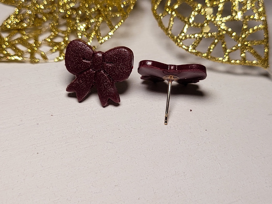 Cercei Bow studs - bijuterii - cercei - cercei și ornamente pentru urechi - Artynos.ro