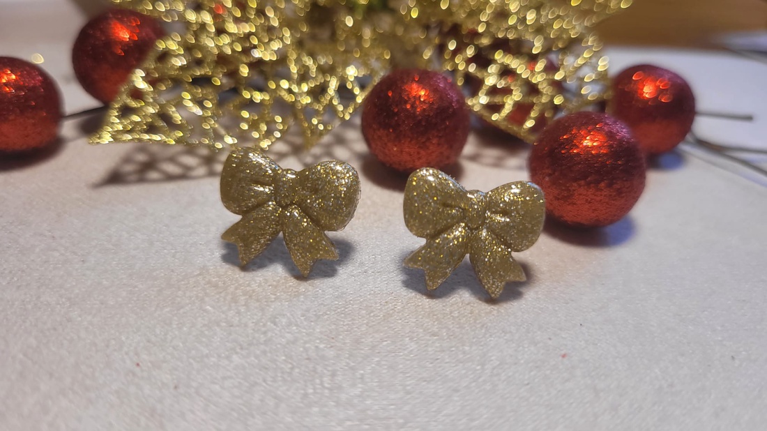 Cercei Bow studs - bijuterii - cercei - cercei și ornamente pentru urechi - Artynos.ro