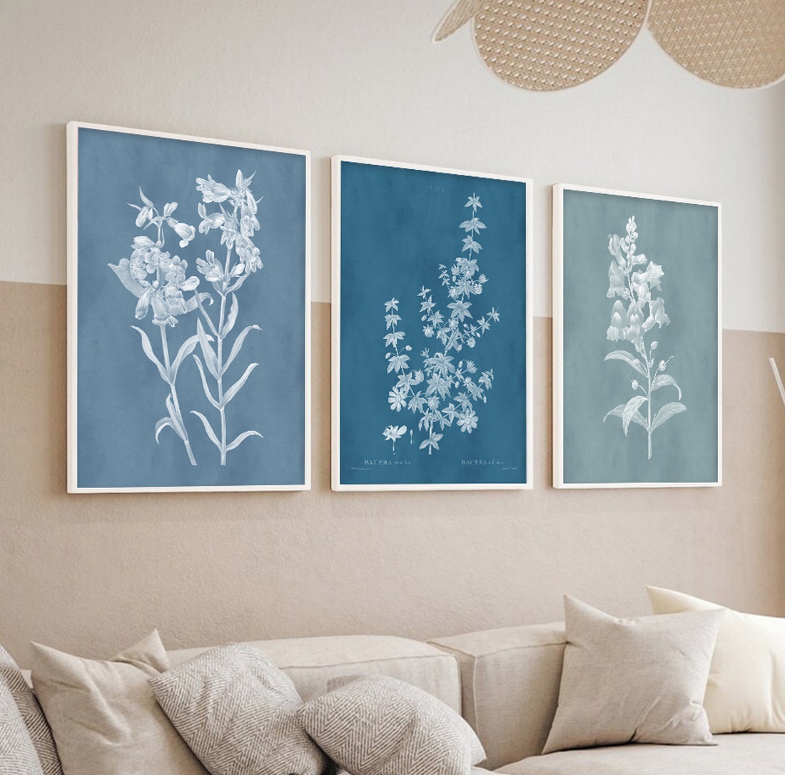 Set tablouri cu flori Printuri botanice printuri florale decor floral cadou nasi natura decoratiuni flori set postere  - arte vizuale și accesorii  - grafică, ilustrație - grafică digitală - Artynos.ro