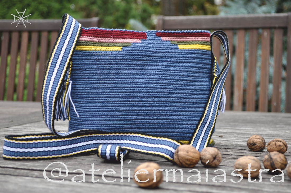 Geanta handmade Dobrogea- motiv popular traditional floarea pologului colectia traditional - geantă și husă - genți de umăr și genți de mână - genți de umăr - Artynos.ro