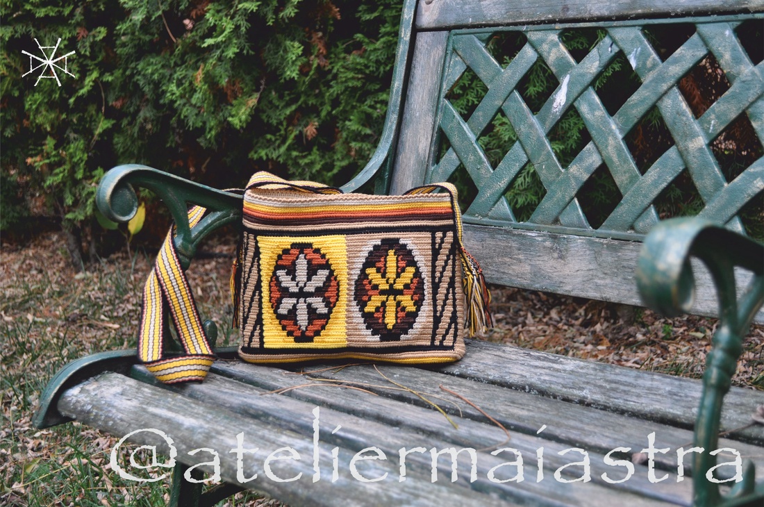 Geanta handmade Maramures- motiv popular traditional soare din petale de flori si scara pisicii colectia traditional - geantă și husă - genți de umăr și genți de mână - genți de umăr - Artynos.ro