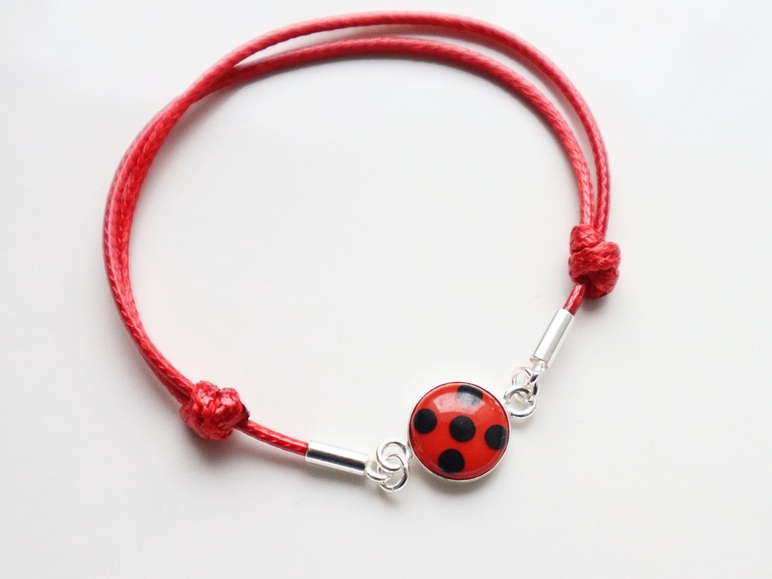 Set cadou Ladybug cercei și brățară - bijuterii - seturi de bijuterii - Artynos.ro