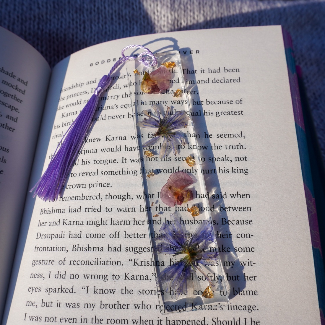 Semn de carte Handmade Rasina Flori Uscate Bookmark - E - cărți și creații cu tematică muzicală, cadouri - semn de carte - Artynos.ro