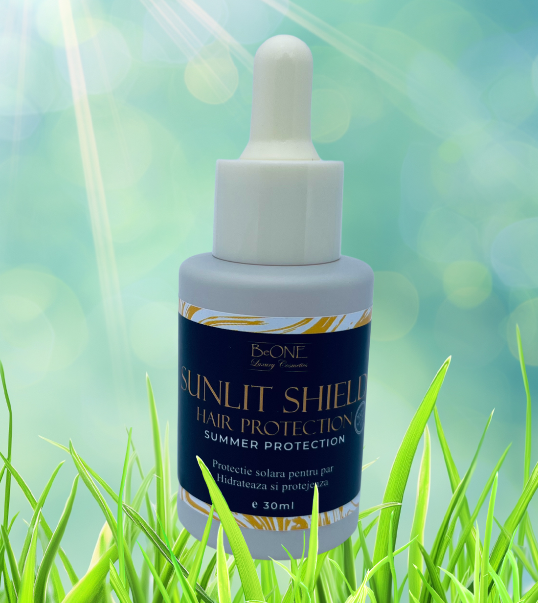 SUNLIT SHIELD HAIR PROTECTION 100% NATURAL PROTECTIE SOLARA - baie și frumusețe - accesorii de îngrijire personală - loțiune de corp, unt de corp - Artynos.ro