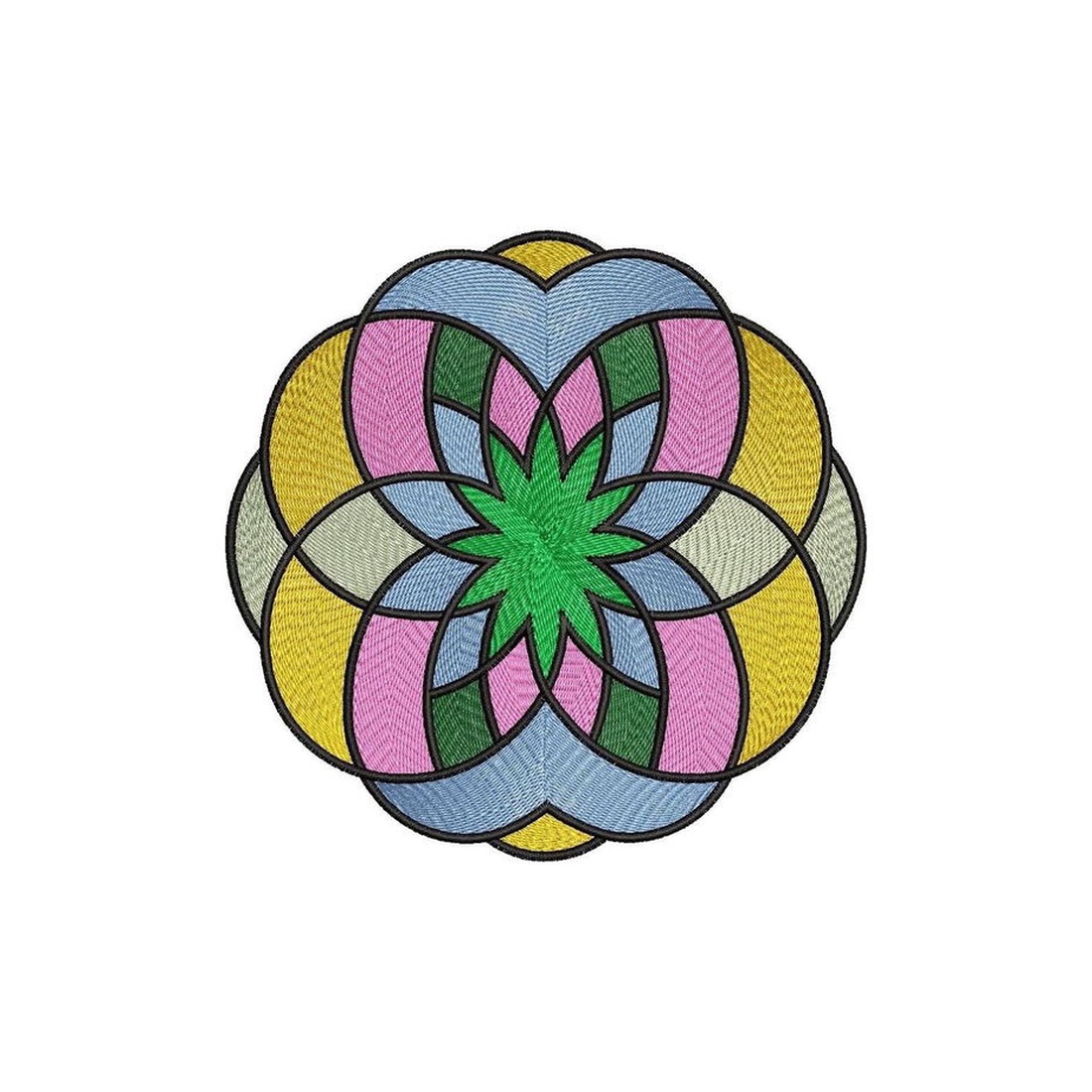 Mandala decorativa brodata - casă & stil de viață - accesorii pentru decorat casa - decorațiuni cu tematică spirituală - mandala - Artynos.ro