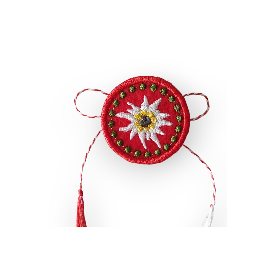 Martisor Buton Floare de colt  - bijuterii - mărțișor - Artynos.ro