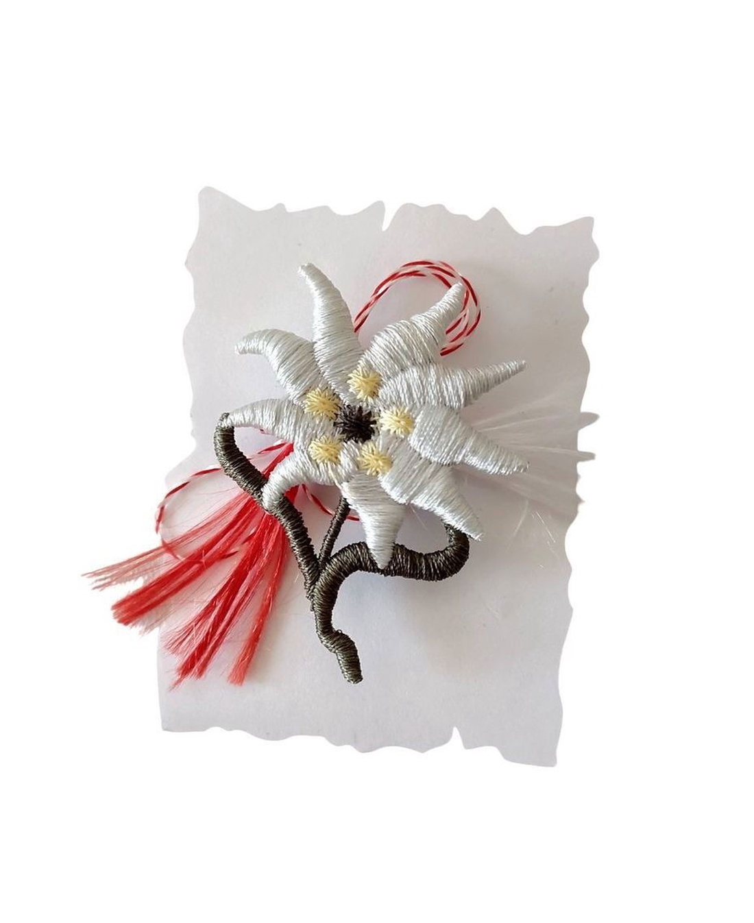 Martisor floare de colt  - bijuterii - mărțișor - Artynos.ro