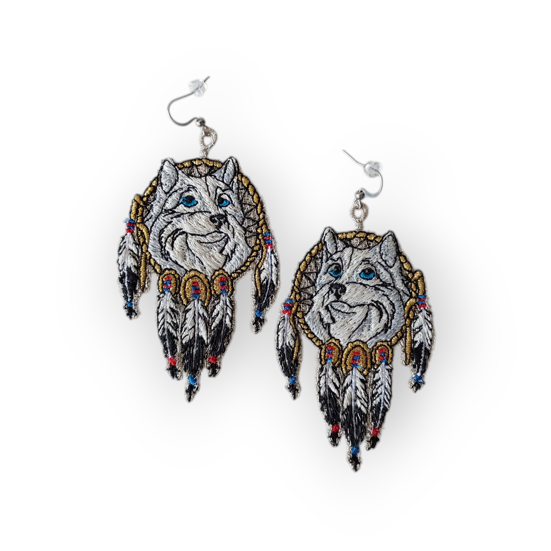 Cercei Dreamcatcher Husky - bijuterii - cercei - cercei agățați - Artynos.ro