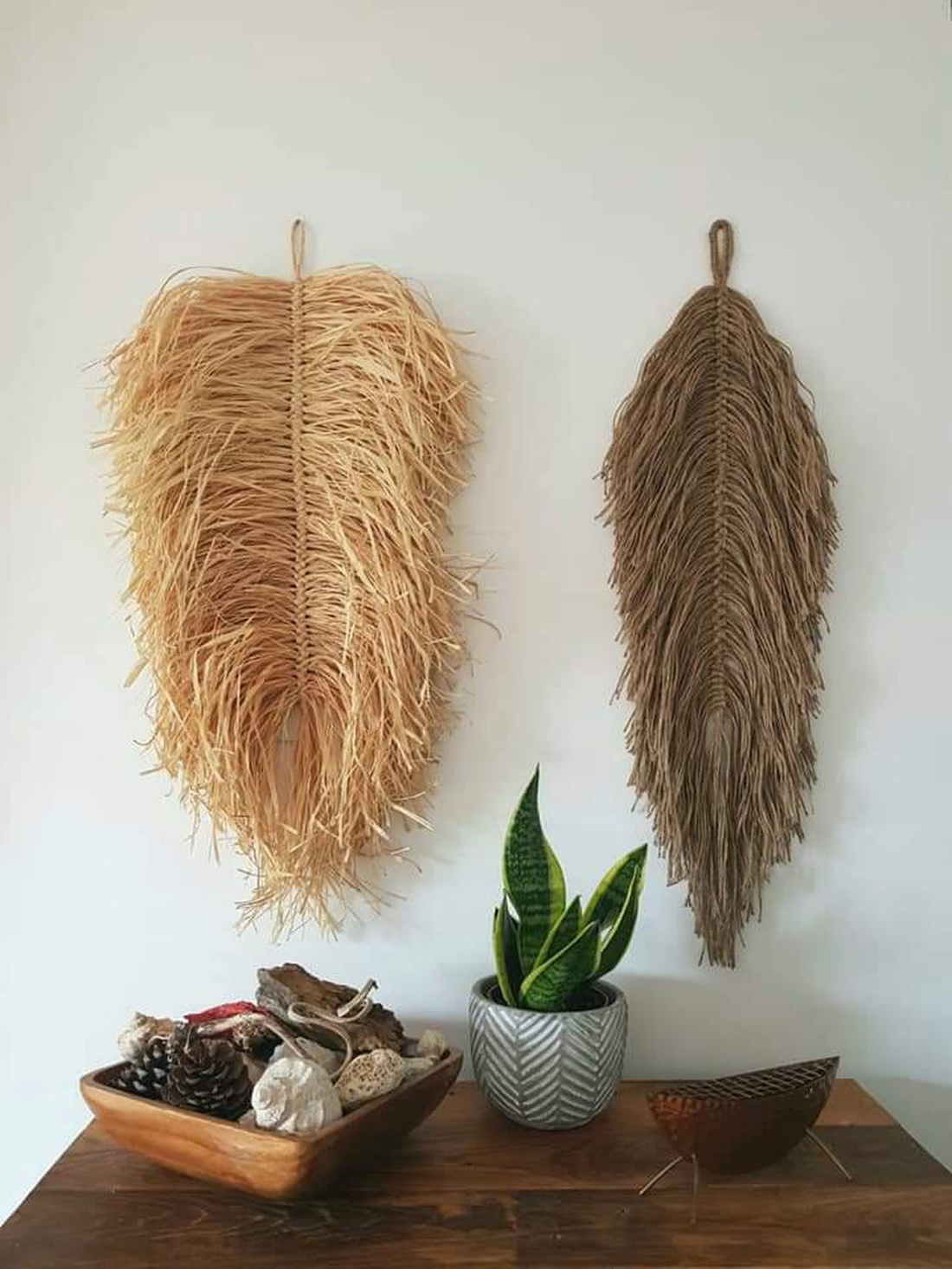 Decoratiune Frunza - casă & stil de viață - accesorii pentru decorat casa - decorațiuni de pereți, decorațiuni suspendate - decorațiuni perete, macramé - Artynos.ro