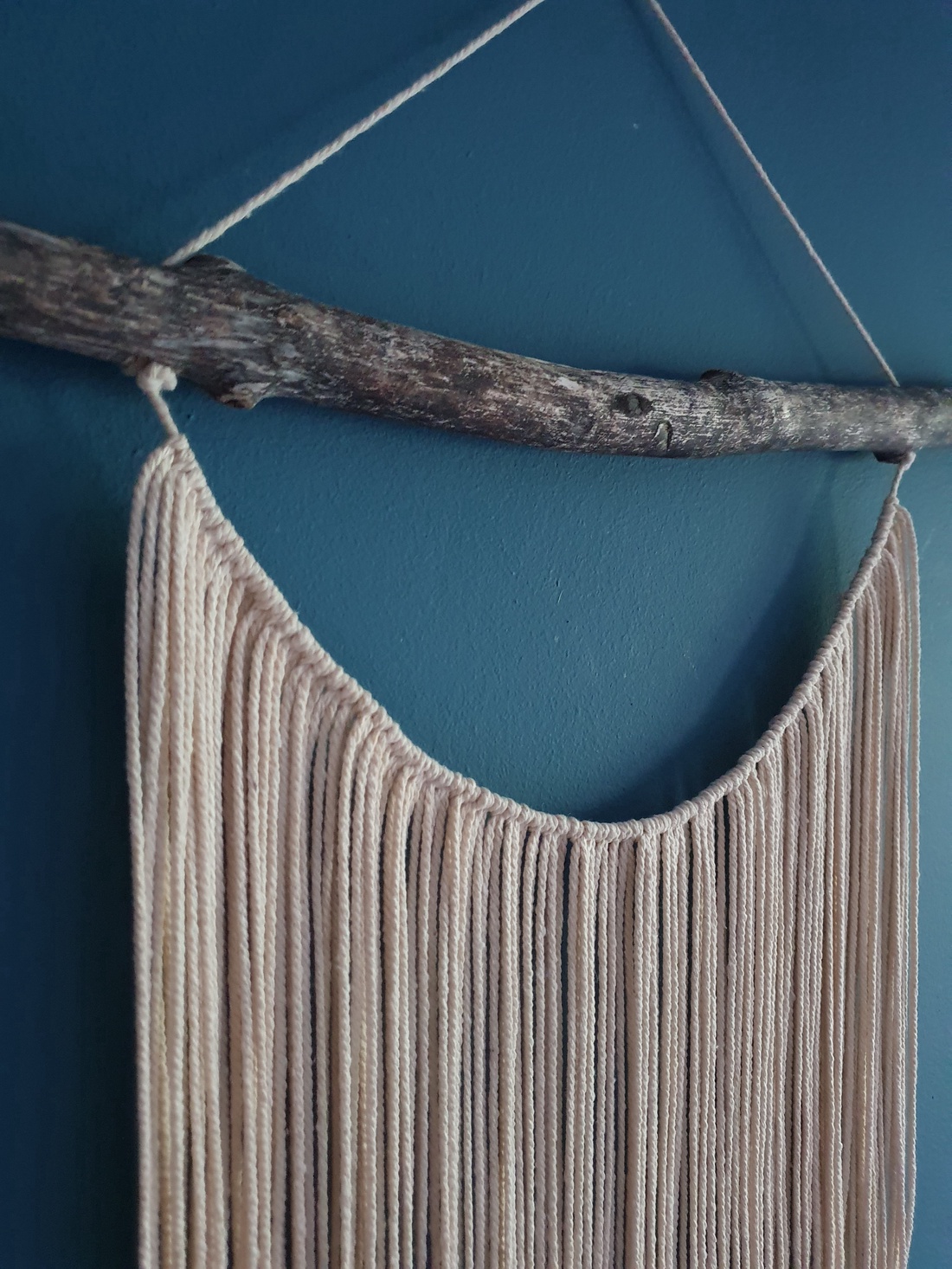 Decoratiune Perete din Driftwood si Sfoara - casă & stil de viață - accesorii pentru decorat casa - decorațiuni de pereți, decorațiuni suspendate - decorațiuni perete, macramé - Artynos.ro