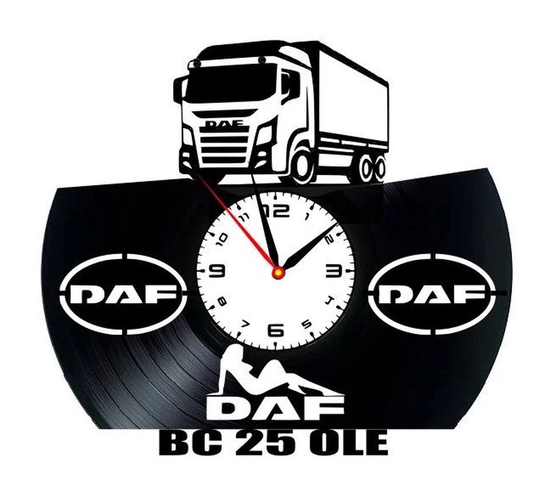 DAF-ceas de perrete- (personalizabil) - accesorii locuință - accesorii pentru decorat casa - decorațiuni de pereți, decorațiuni suspendate - ceasuri de perete - Artynos.ro