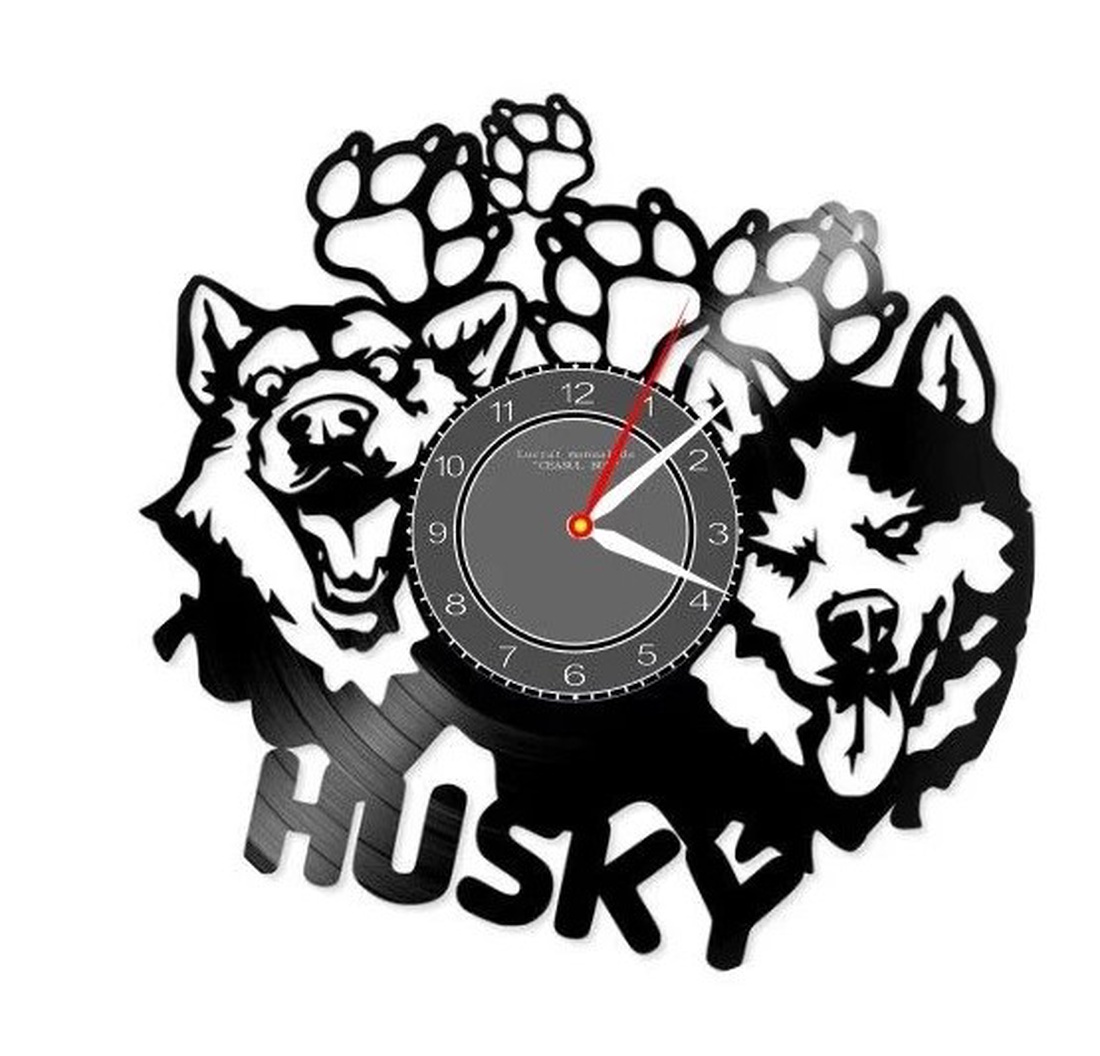 HUSKY-ceas de perete - accesorii locuință - accesorii pentru decorat casa - decorațiuni de pereți, decorațiuni suspendate - ceasuri de perete - Artynos.ro