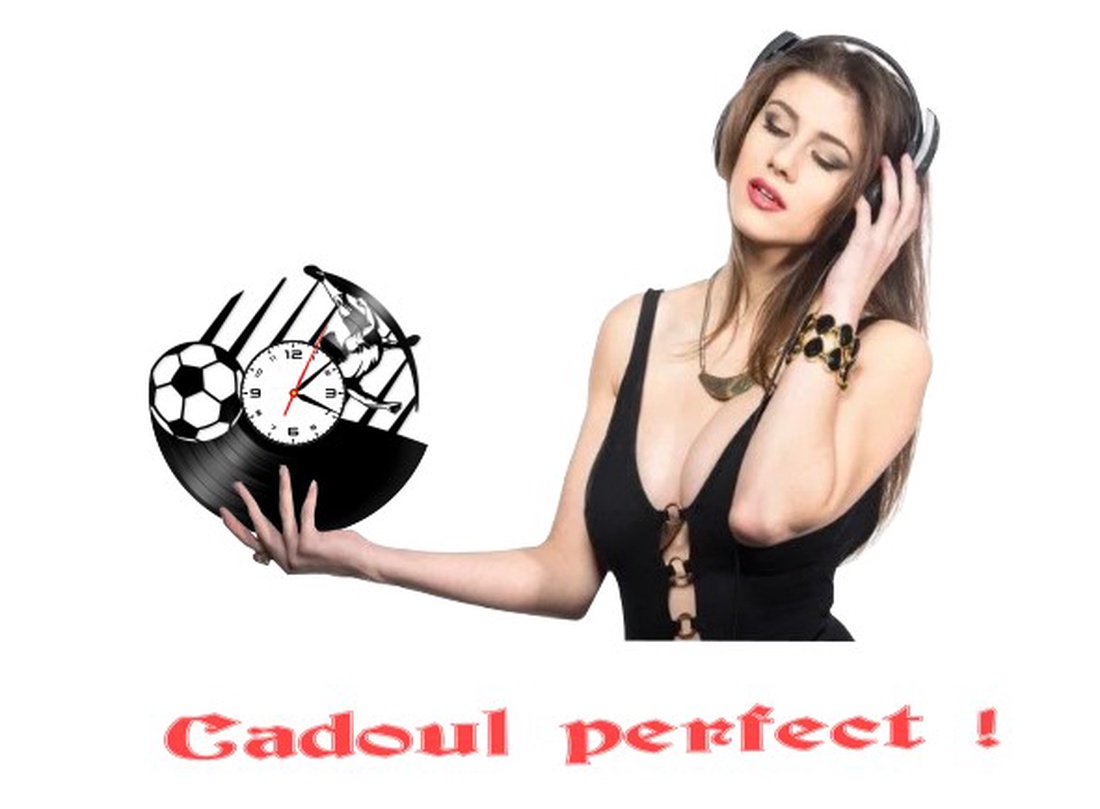 FOTBAL-ceas de perete (personalizabil) - casă & stil de viață - accesorii pentru decorat casa - decorațiuni de pereți, decorațiuni suspendate - ceasuri de perete - Artynos.ro