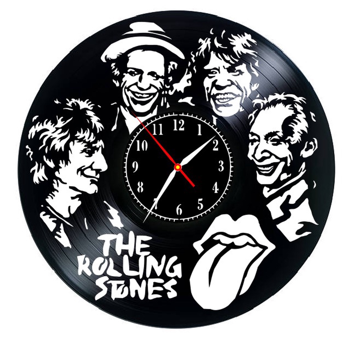 ROLLING STONES-ceas de perete - accesorii locuință - accesorii pentru decorat casa - decorațiuni de pereți, decorațiuni suspendate - ceasuri de perete - Artynos.ro