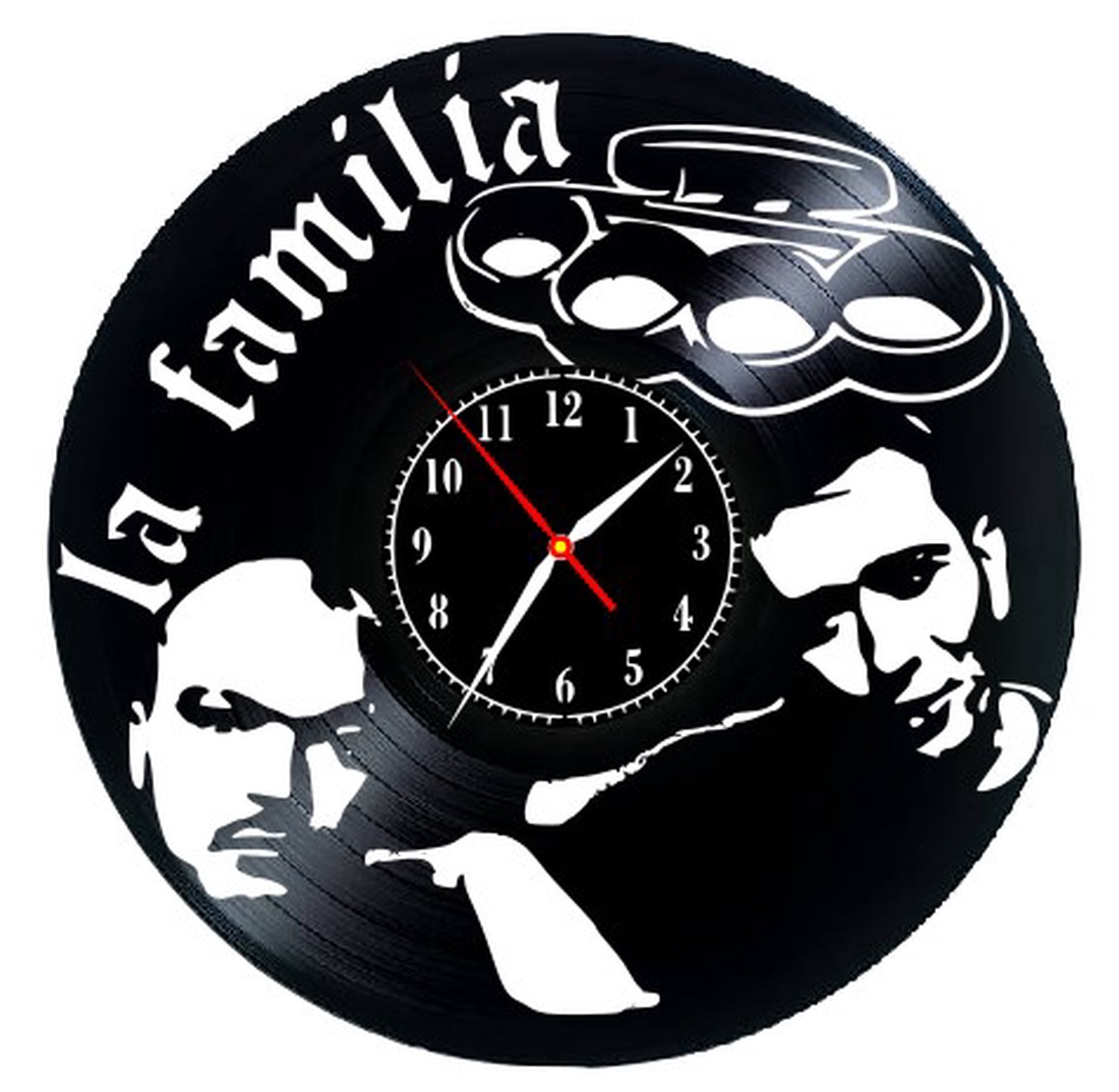 LA FAMILIA-ceas de perete - accesorii locuință - accesorii pentru decorat casa - decorațiuni de pereți, decorațiuni suspendate - ceasuri de perete - Artynos.ro