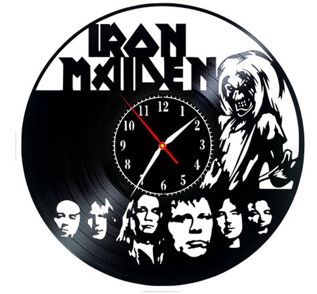 IRON MAIDEN-ceas de perete - accesorii locuință - accesorii pentru decorat casa - decorațiuni de pereți, decorațiuni suspendate - ceasuri de perete - Artynos.ro