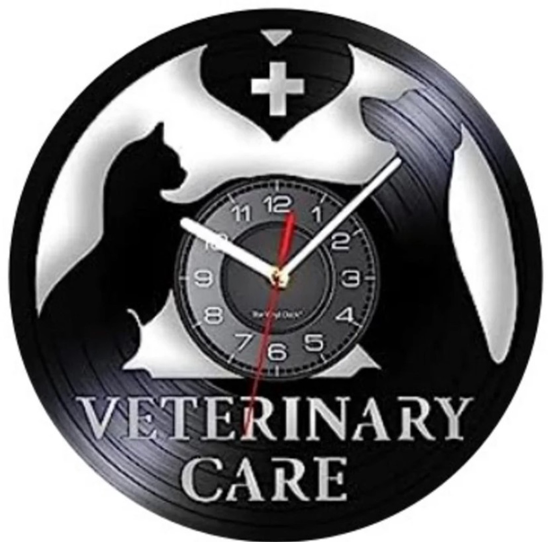 CLINICA VETERINARA- ceas de perete - accesorii locuință - accesorii pentru decorat casa - decorațiuni de pereți, decorațiuni suspendate - ceasuri de perete - Artynos.ro