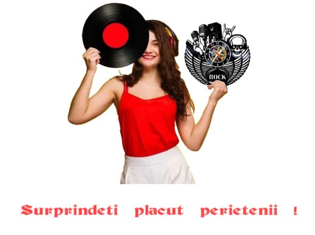 ROCK- ceas de perete - accesorii locuință - accesorii pentru decorat casa - decorațiuni de pereți, decorațiuni suspendate - ceasuri de perete - Artynos.ro