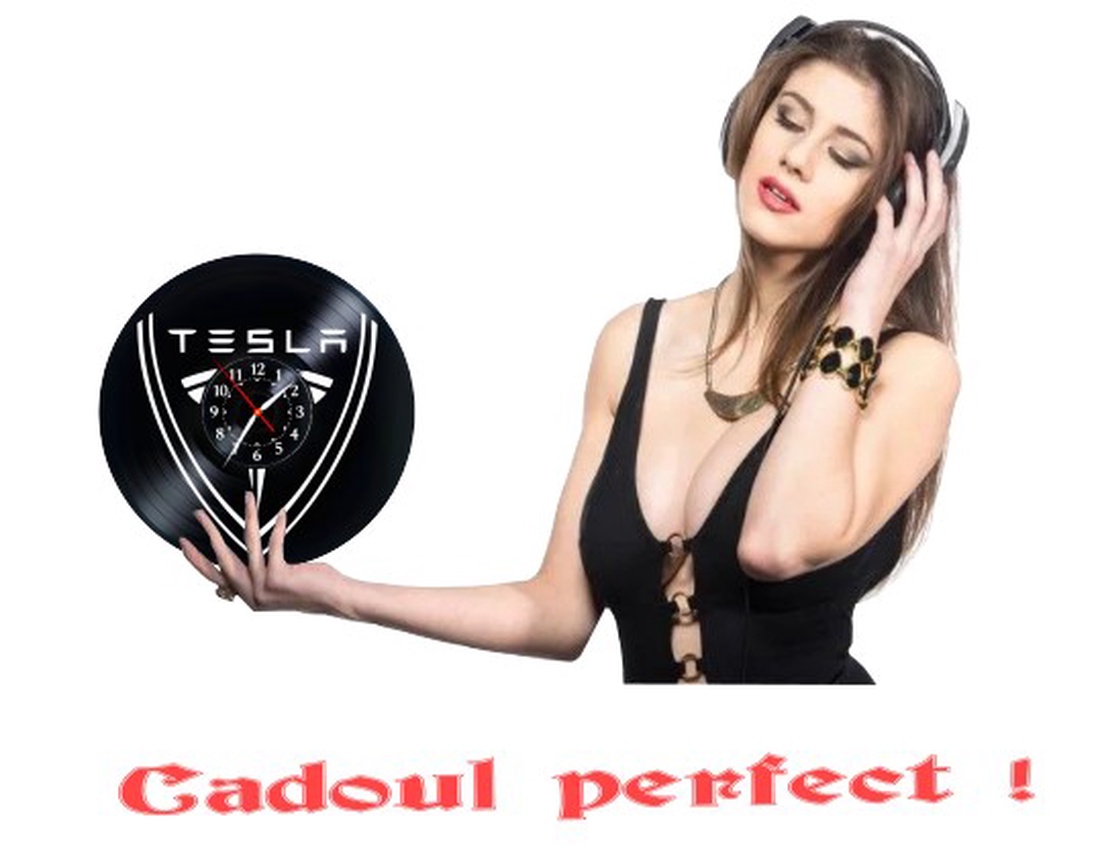 TESLA-ceas de perete - accesorii locuință - accesorii pentru decorat casa - decorațiuni de pereți, decorațiuni suspendate - ceasuri de perete - Artynos.ro