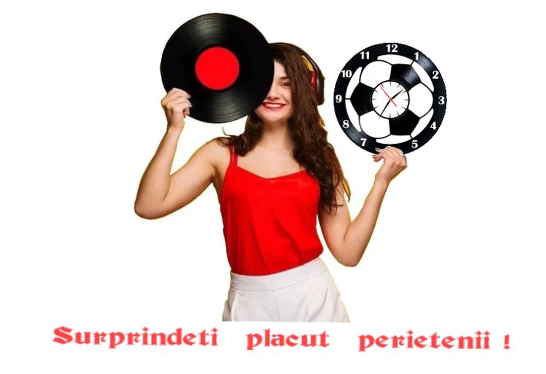 FOTBAL-ceas de perete - accesorii locuință - accesorii pentru decorat casa - decorațiuni de pereți, decorațiuni suspendate - ceasuri de perete - Artynos.ro