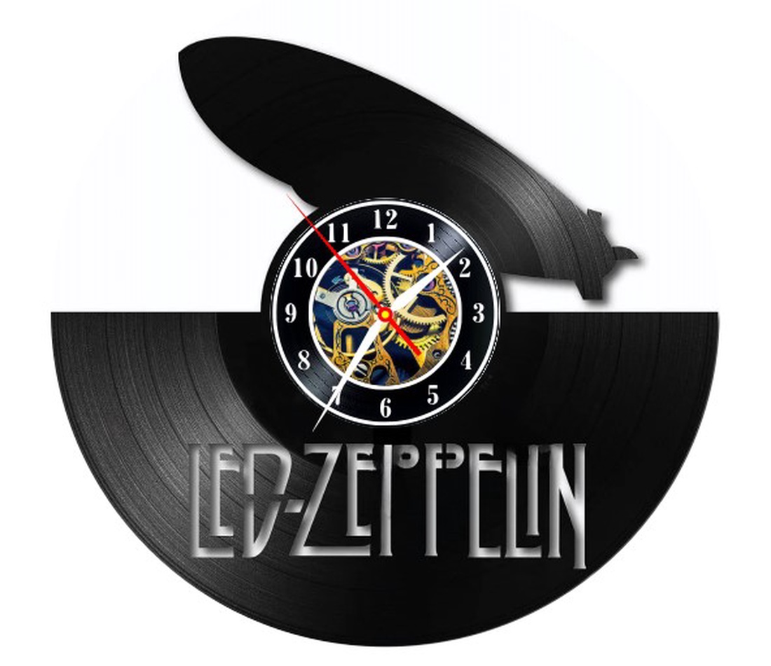 LED ZEPPELIN-ceas de perete - accesorii locuință - accesorii pentru decorat casa - decorațiuni de pereți, decorațiuni suspendate - ceasuri de perete - Artynos.ro