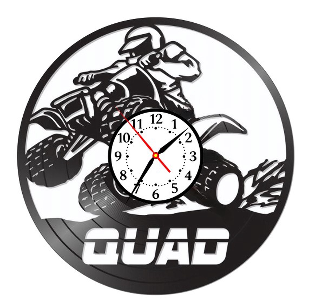 ATV QUAD-ceas de perete - accesorii locuință - accesorii pentru decorat casa - decorațiuni de pereți, decorațiuni suspendate - ceasuri de perete - Artynos.ro