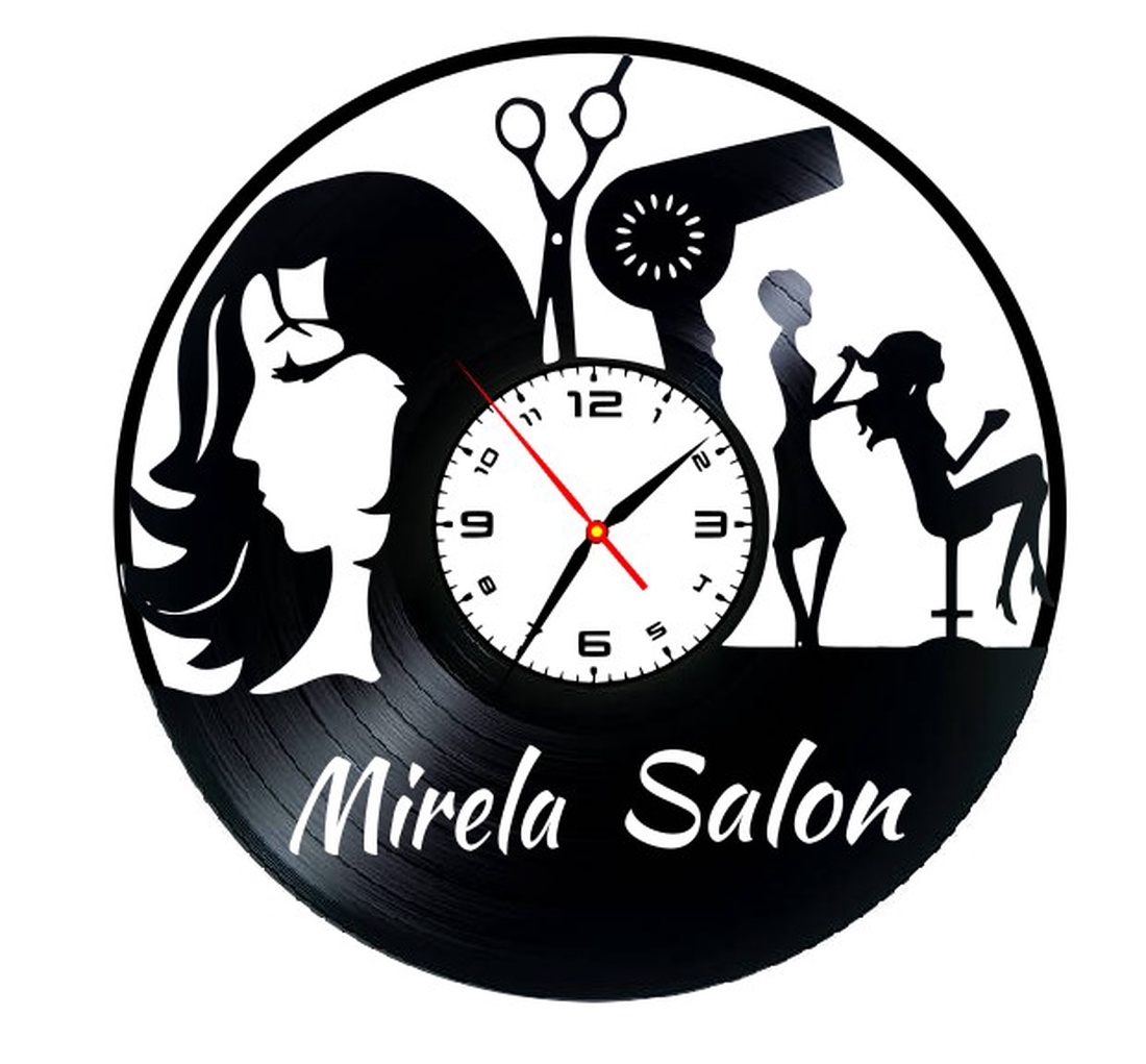 SALON COAFOR-ceas de perete (personalizabil) - accesorii locuință - accesorii pentru decorat casa - decorațiuni de pereți, decorațiuni suspendate - ceasuri de perete - Artynos.ro