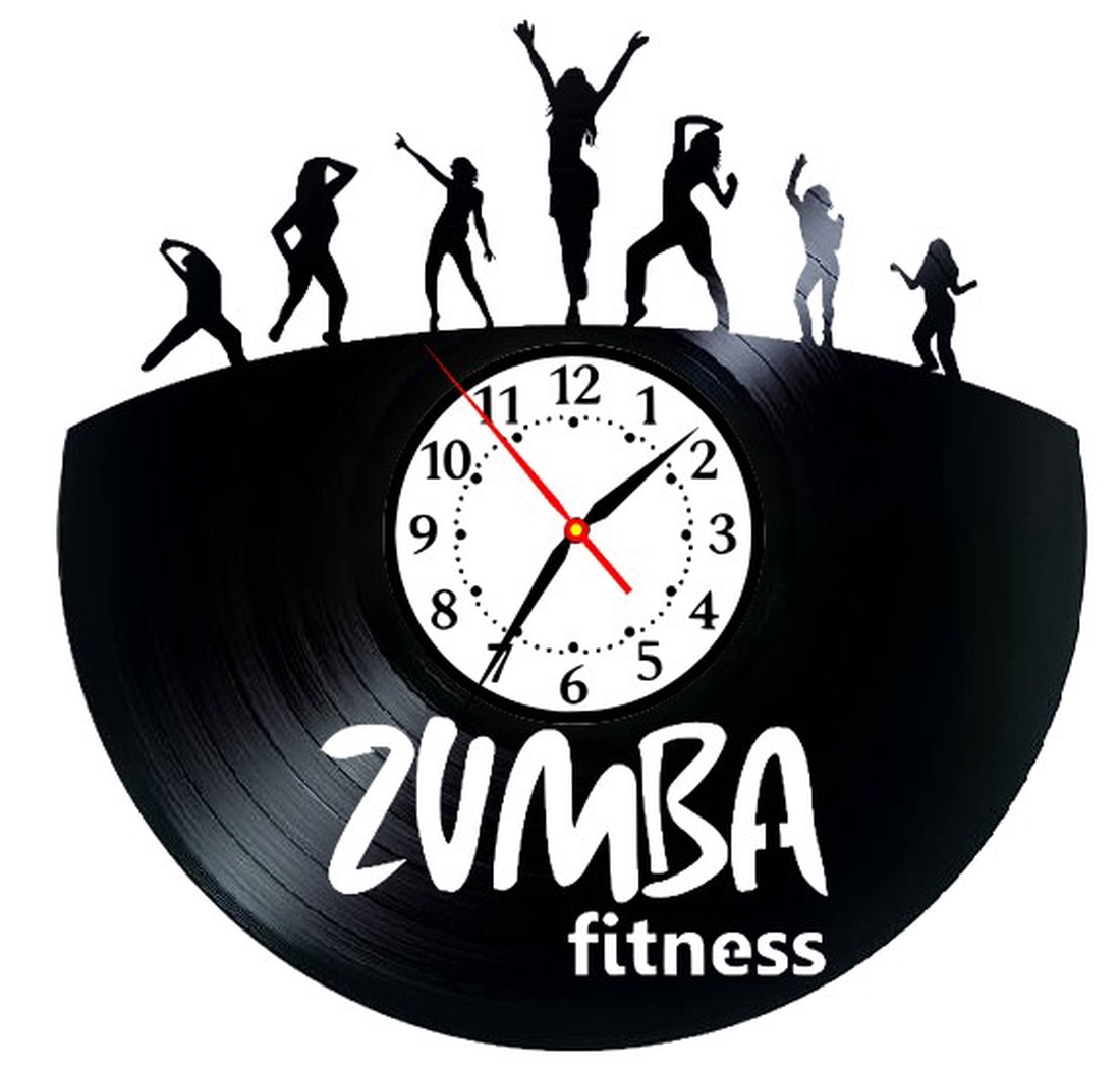 ZUMBA FITNESS- ceas de perete - accesorii locuință - accesorii pentru decorat casa - decorațiuni de pereți, decorațiuni suspendate - ceasuri de perete - Artynos.ro