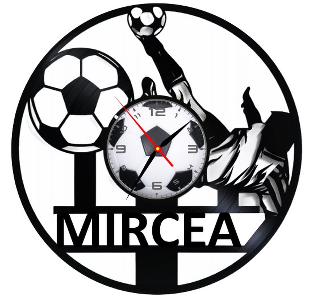 FOTBAL-ceas de perete - accesorii locuință - accesorii pentru decorat casa - decorațiuni de pereți, decorațiuni suspendate - ceasuri de perete - Artynos.ro