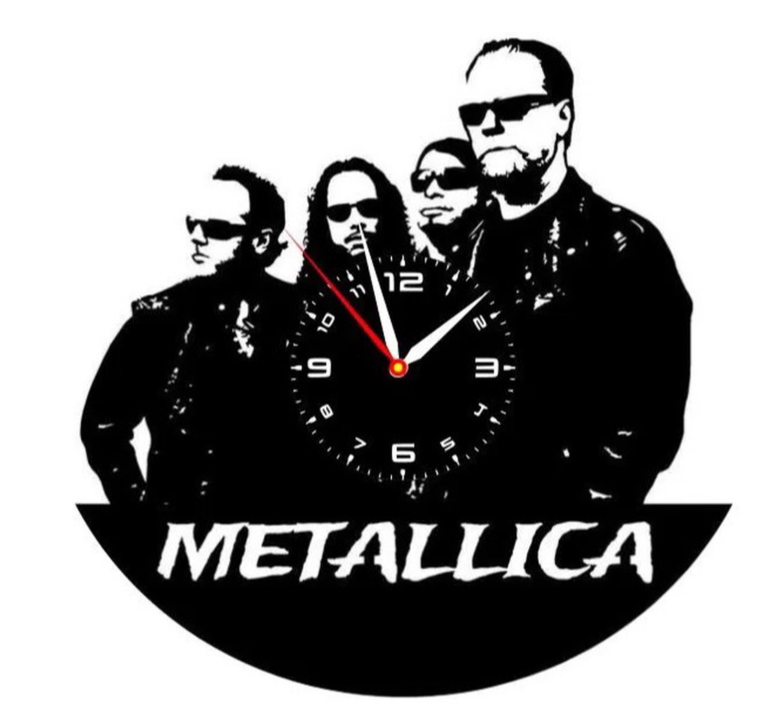 METALLICA-ceas de perete - accesorii locuință - accesorii pentru decorat casa - decorațiuni de pereți, decorațiuni suspendate - ceasuri de perete - Artynos.ro