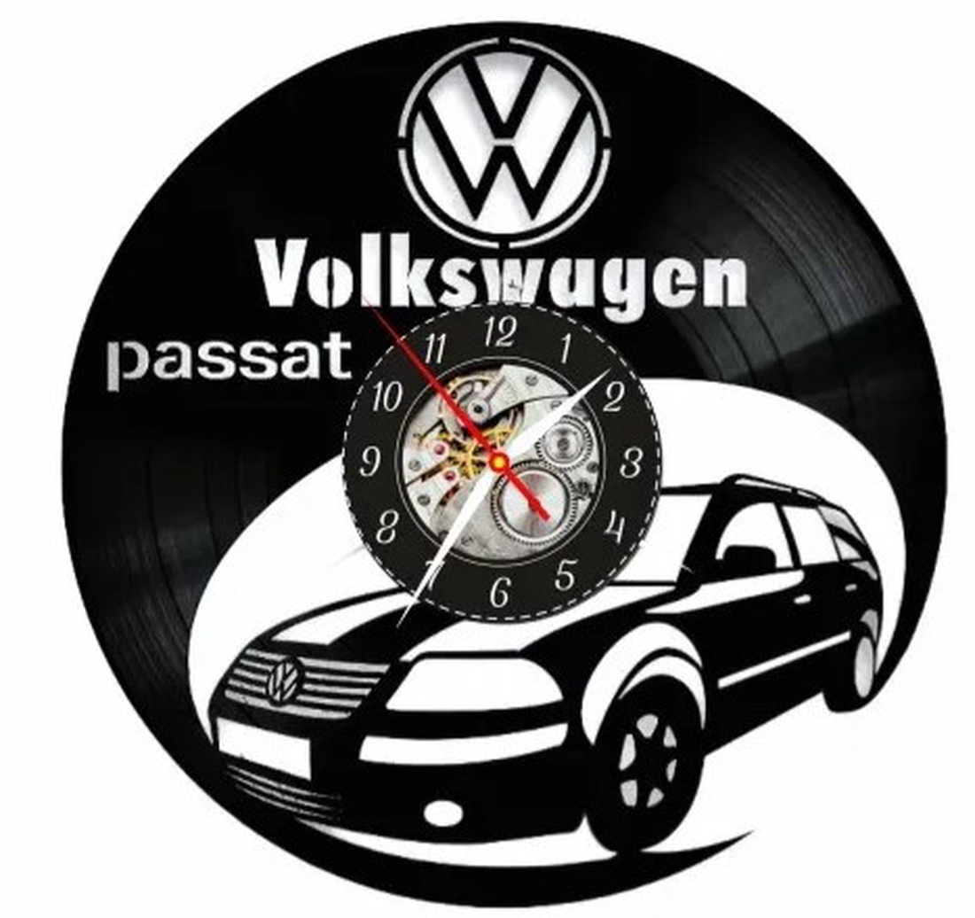 VOLKSVAGEN PASSAT-ceas de perete - casă & stil de viață - accesorii pentru decorat casa - decorațiuni de pereți, decorațiuni suspendate - ceasuri de perete - Artynos.ro