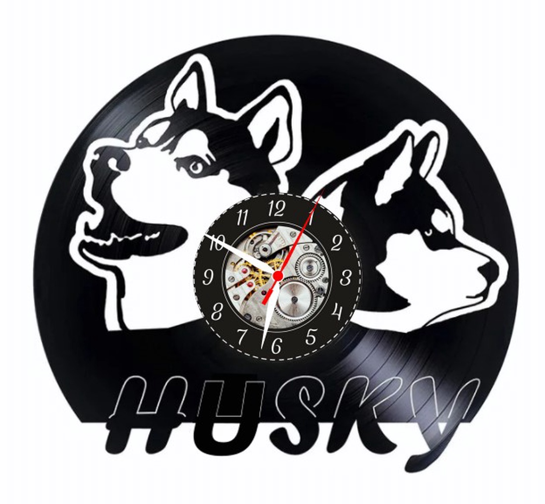 HUSKY-ceas de perete - casă & stil de viață - accesorii pentru decorat casa - decorațiuni de pereți, decorațiuni suspendate - ceasuri de perete - Artynos.ro