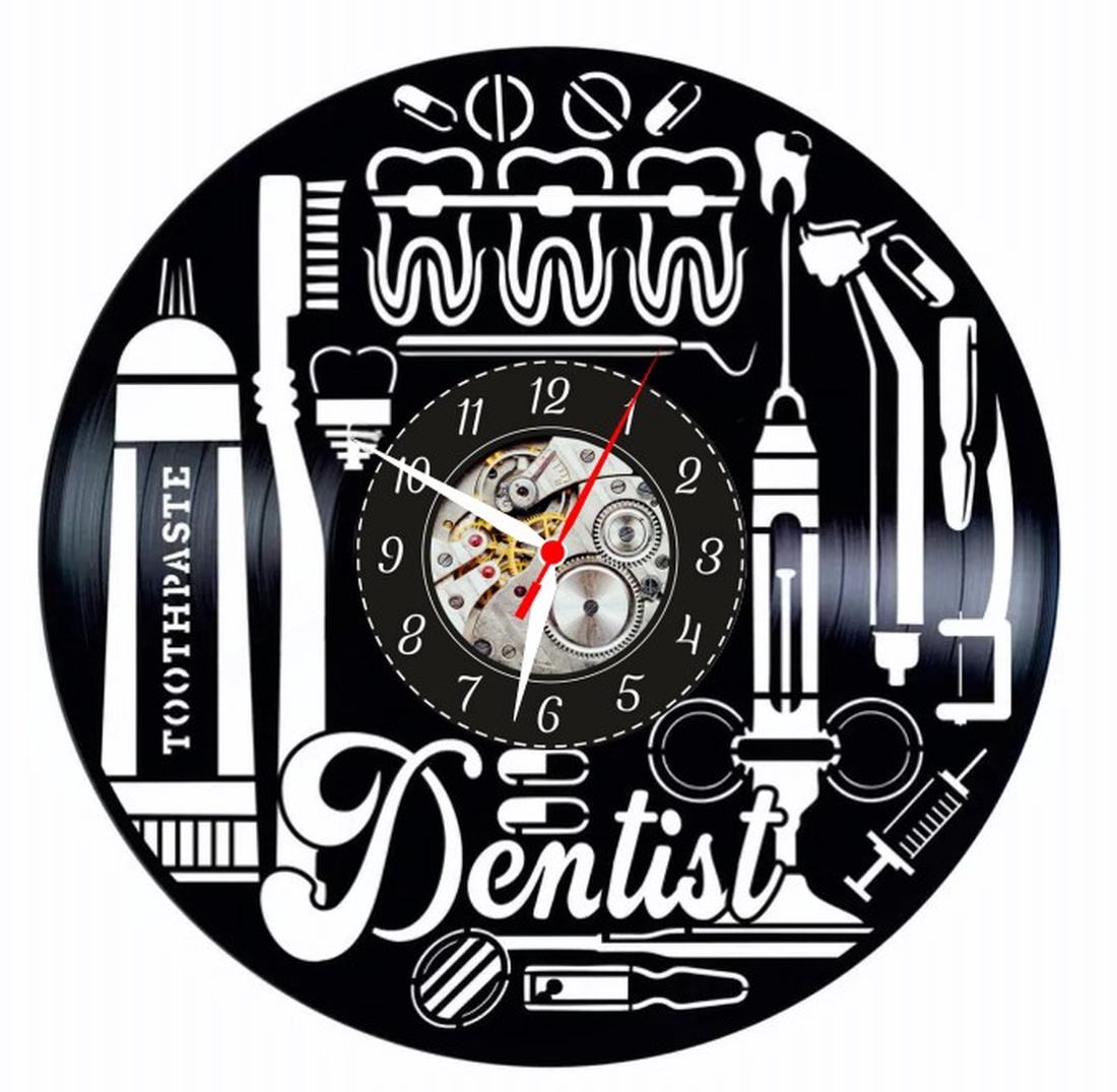 DENTIST-ceas de perete - casă & stil de viață - accesorii pentru decorat casa - decorațiuni de pereți, decorațiuni suspendate - ceasuri de perete - Artynos.ro