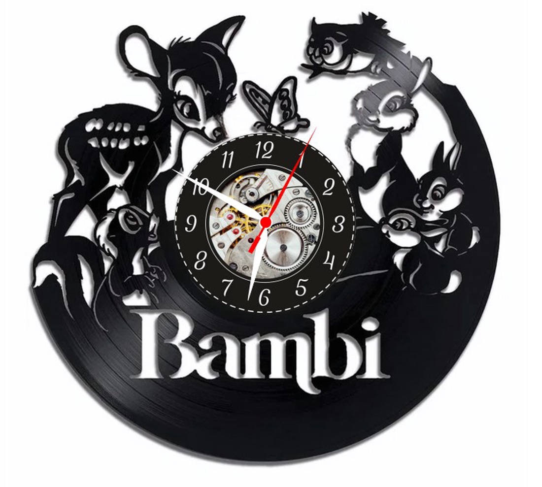 BAMBI-ceas de perete - casă & stil de viață - accesorii pentru decorat casa - decorațiuni de pereți, decorațiuni suspendate - ceasuri de perete - Artynos.ro