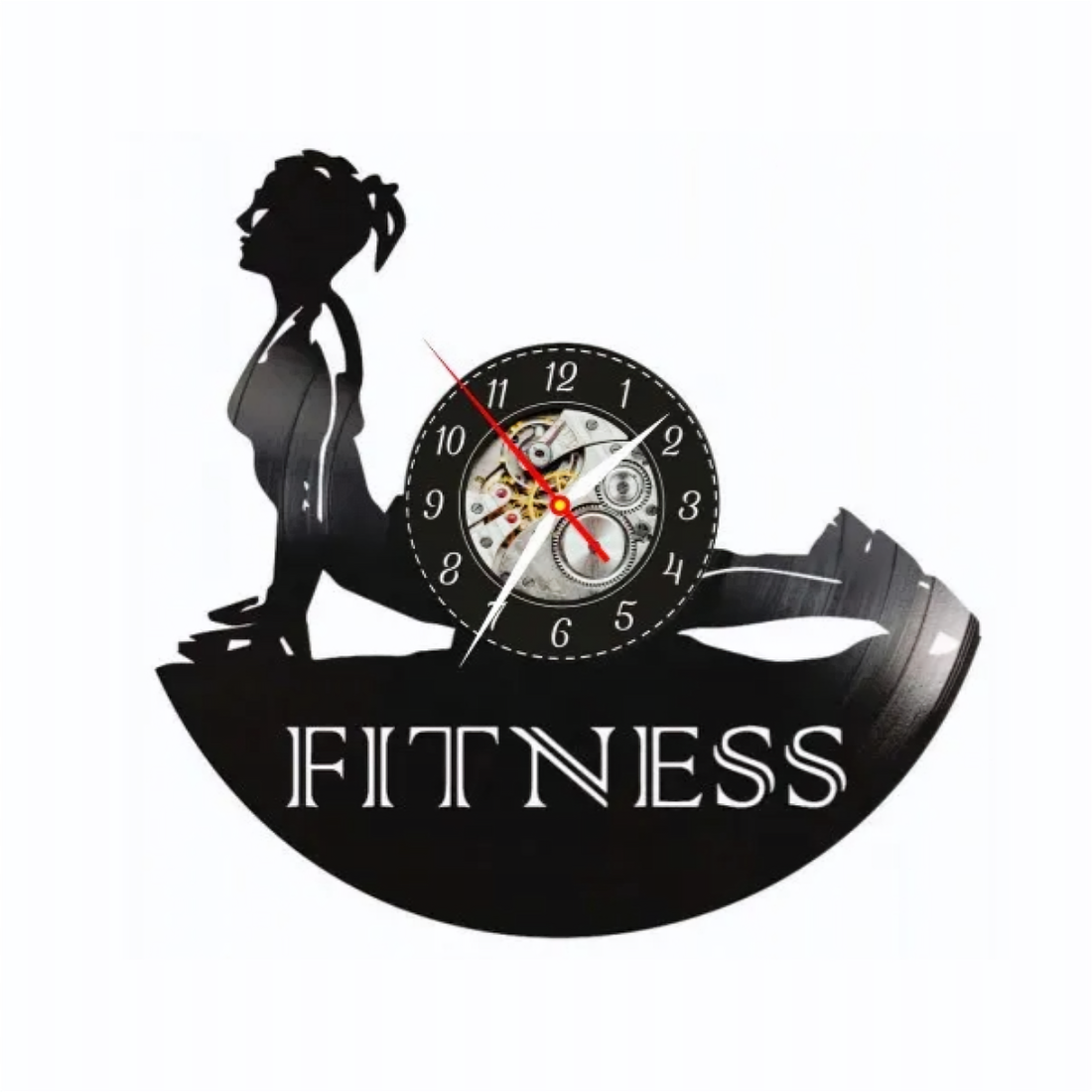 FITNESS-ceas de perete - casă & stil de viață - accesorii pentru decorat casa - decorațiuni de pereți, decorațiuni suspendate - ceasuri de perete - Artynos.ro