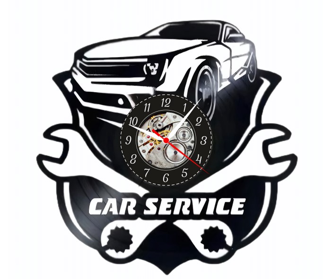 SERVICE AUTO-ceas de perete - casă & stil de viață - accesorii pentru decorat casa - decorațiuni de pereți, decorațiuni suspendate - ceasuri de perete - Artynos.ro