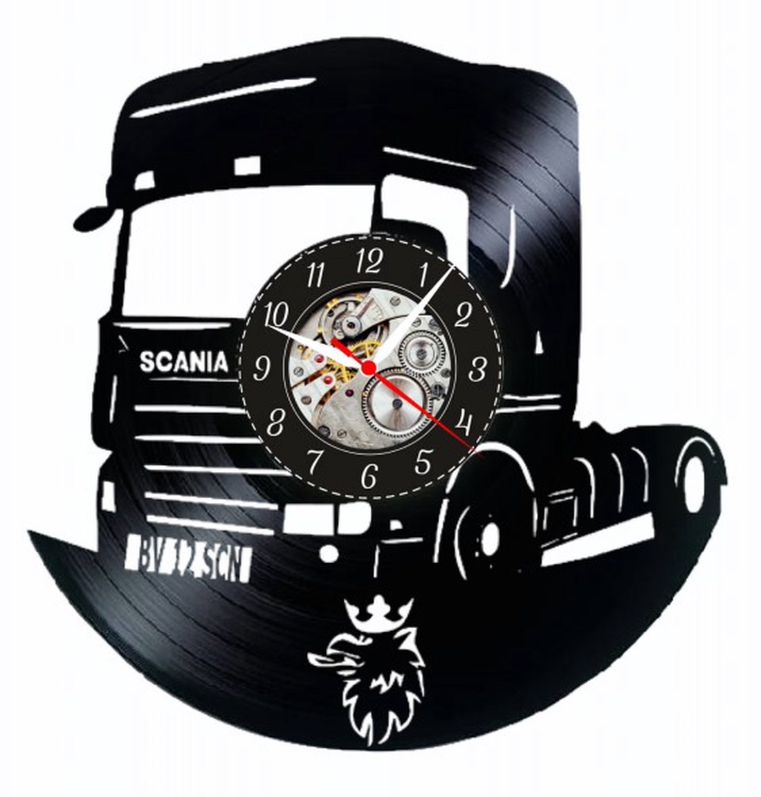 SCANIA- ceas de perete(personalizabil) - casă & stil de viață - accesorii pentru decorat casa - decorațiuni de pereți, decorațiuni suspendate - ceasuri de perete - Artynos.ro