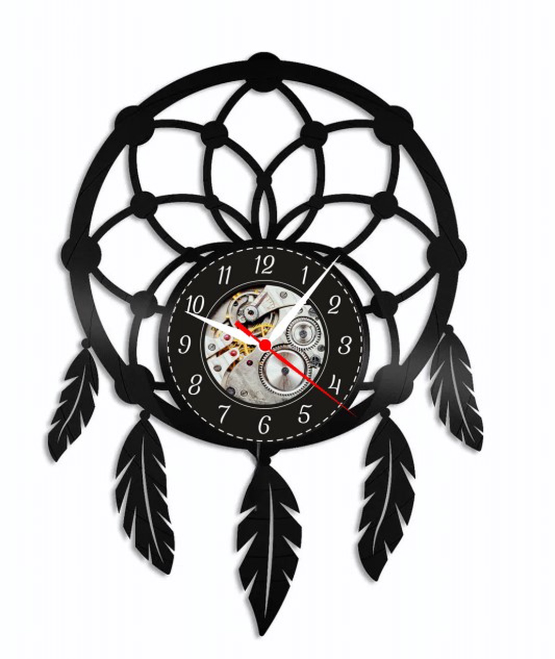 Dream Catcher- ceas de perete - casă & stil de viață - accesorii pentru decorat casa - decorațiuni de pereți, decorațiuni suspendate - ceasuri de perete - Artynos.ro