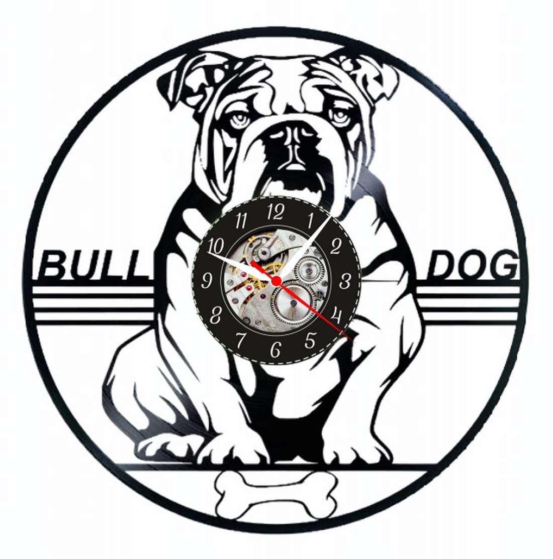 BULLDOG-ceas de perete - casă & stil de viață - accesorii pentru decorat casa - decorațiuni de pereți, decorațiuni suspendate - ceasuri de perete - Artynos.ro