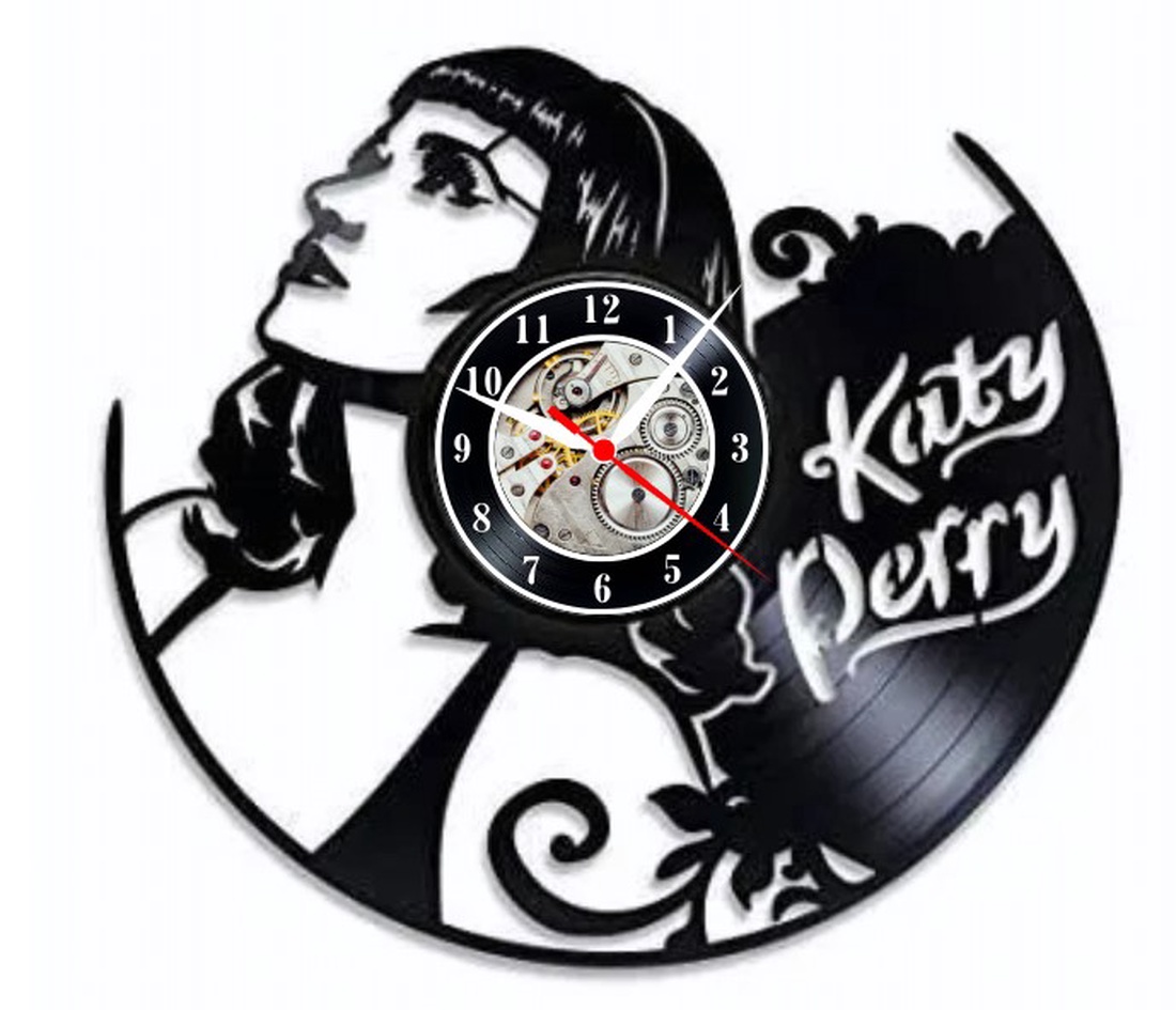 KATY PERRY-ceas de perete - casă & stil de viață - accesorii pentru decorat casa - decorațiuni de pereți, decorațiuni suspendate - ceasuri de perete - Artynos.ro