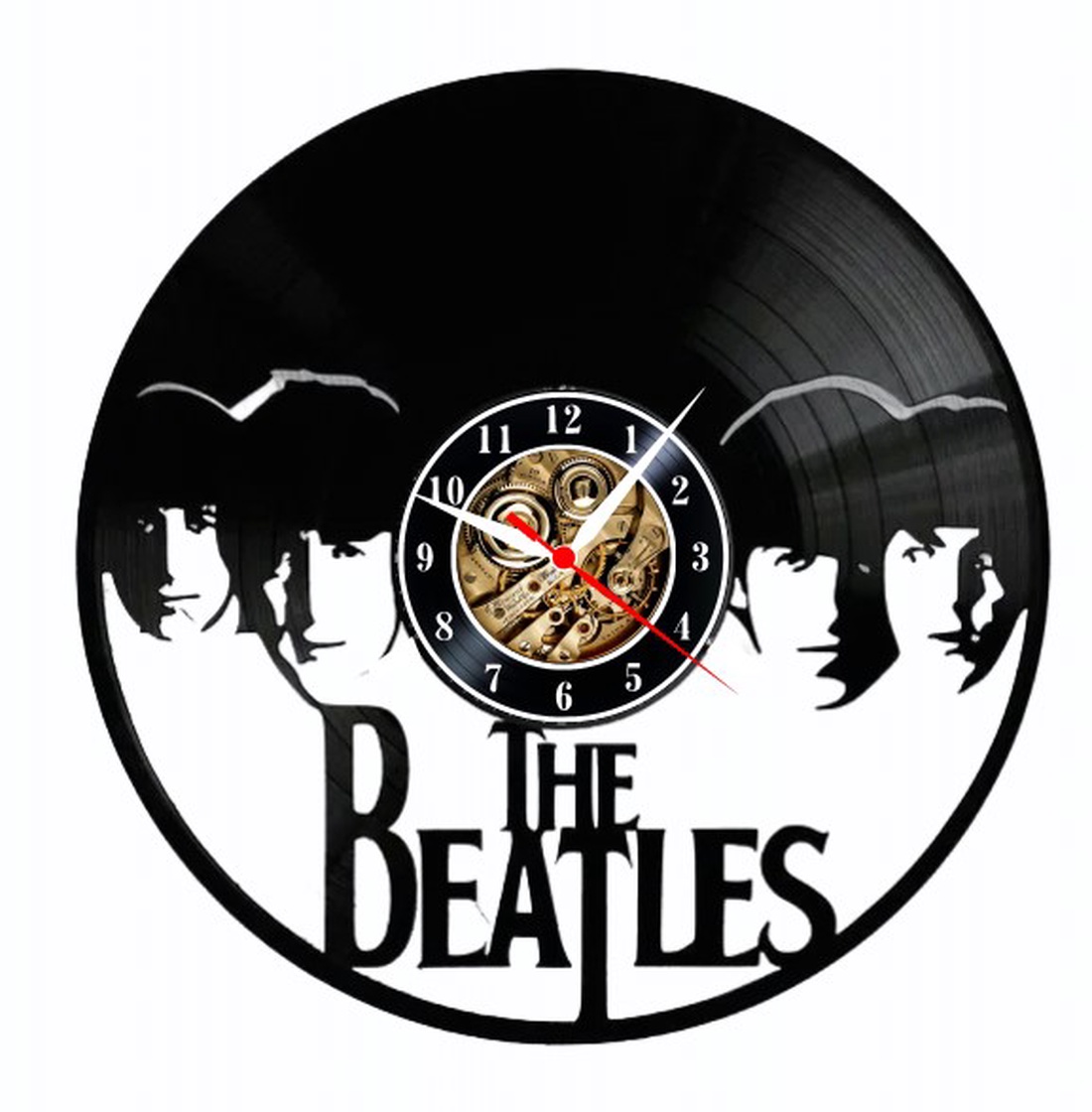 THE BEATLES-ceas de perete - casă & stil de viață - accesorii pentru decorat casa - decorațiuni de pereți, decorațiuni suspendate - ceasuri de perete - Artynos.ro