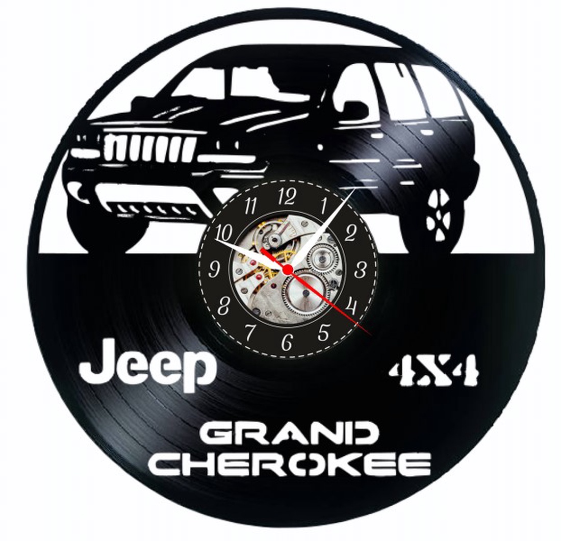 JEEP WRANGLER GRAND CHEROKE - ceas de perete - casă & stil de viață - accesorii pentru decorat casa - decorațiuni de pereți, decorațiuni suspendate - ceasuri de perete - Artynos.ro