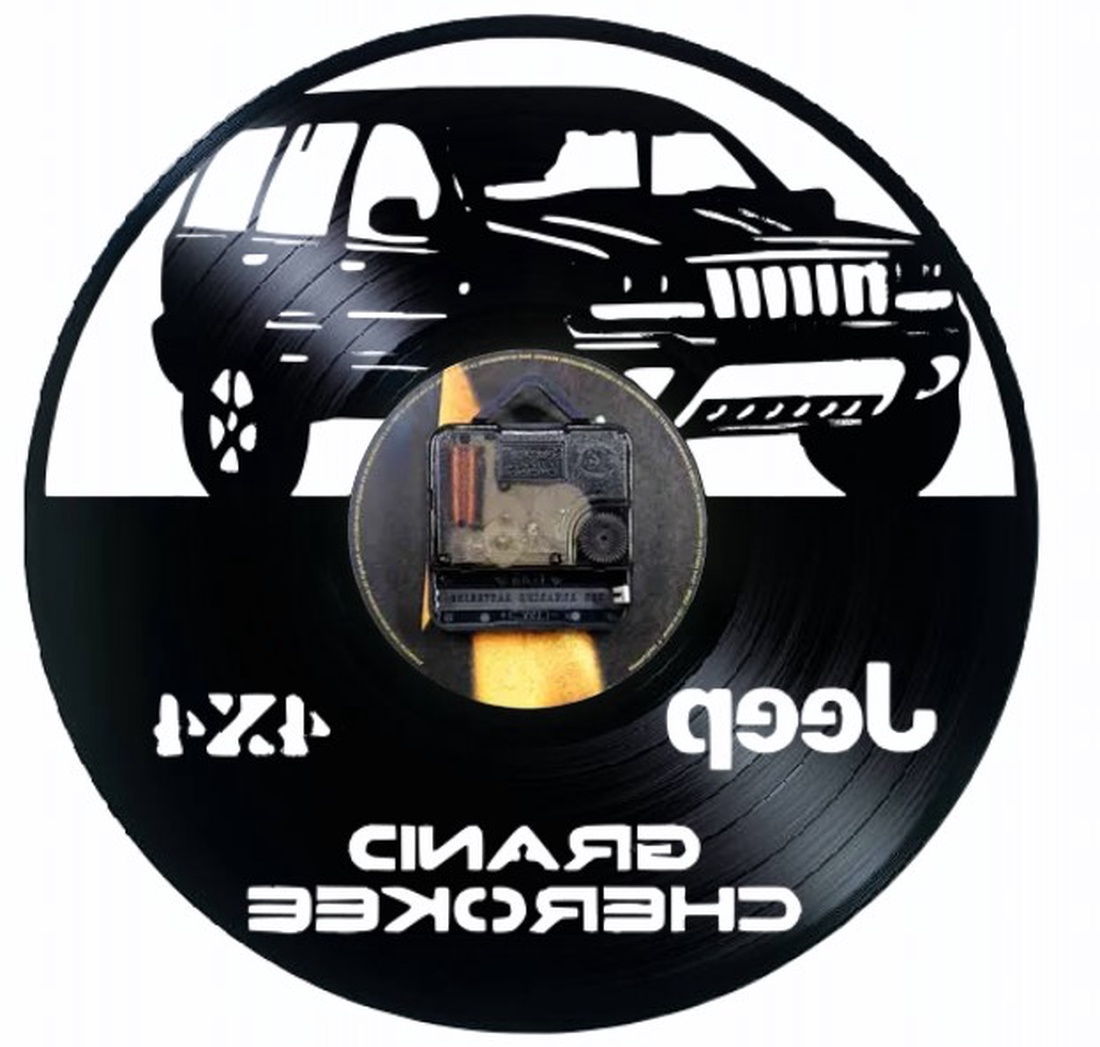 JEEP WRANGLER GRAND CHEROKE - ceas de perete - casă & stil de viață - accesorii pentru decorat casa - decorațiuni de pereți, decorațiuni suspendate - ceasuri de perete - Artynos.ro