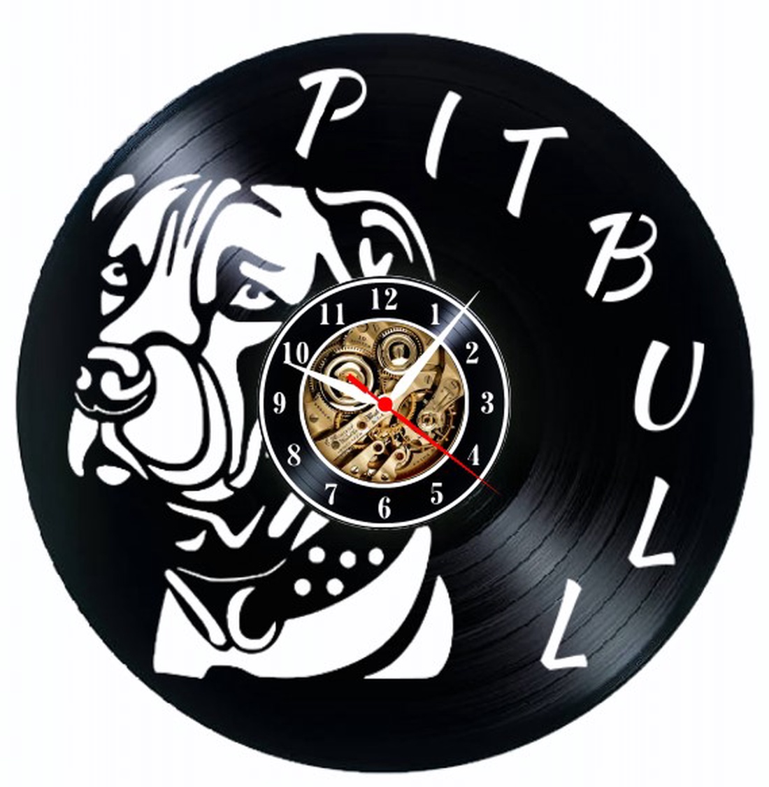 PITBULL- ceas de perete - casă & stil de viață - accesorii pentru decorat casa - decorațiuni de pereți, decorațiuni suspendate - ceasuri de perete - Artynos.ro