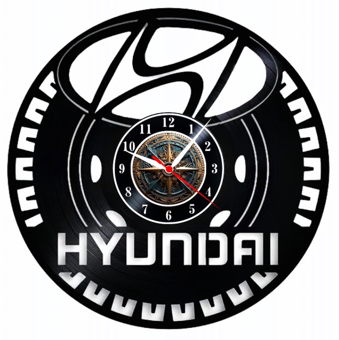 HYUNDAI- ceas de perete - casă & stil de viață - accesorii pentru decorat casa - decorațiuni de pereți, decorațiuni suspendate - ceasuri de perete - Artynos.ro