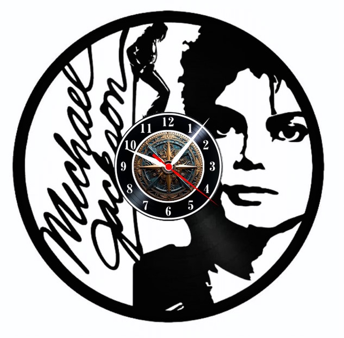 MICHAEL JACKSON  ceas de perete - casă & stil de viață - accesorii pentru decorat casa - decorațiuni de pereți, decorațiuni suspendate - ceasuri de perete - Artynos.ro