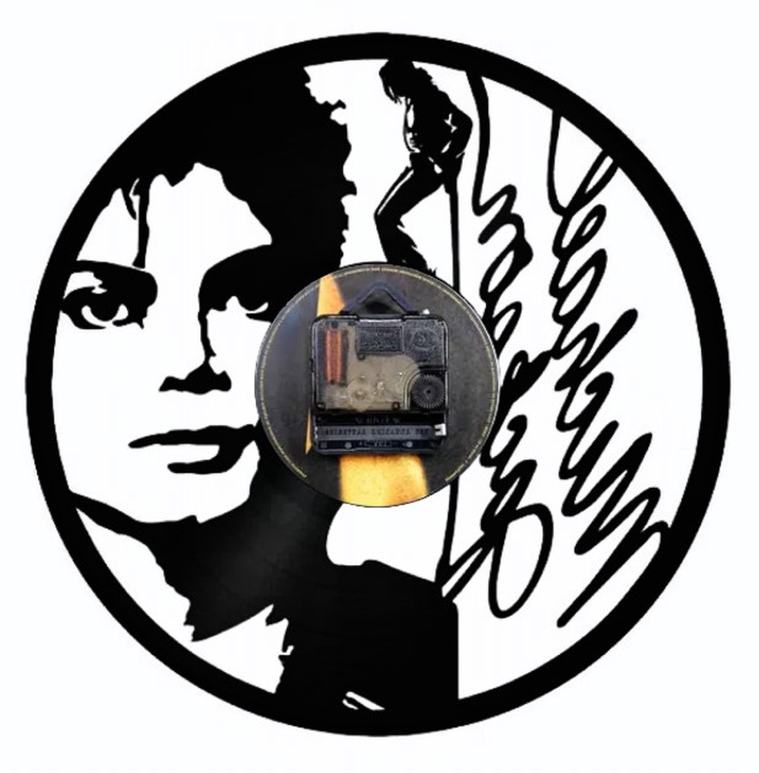 MICHAEL JACKSON  ceas de perete - casă & stil de viață - accesorii pentru decorat casa - decorațiuni de pereți, decorațiuni suspendate - ceasuri de perete - Artynos.ro