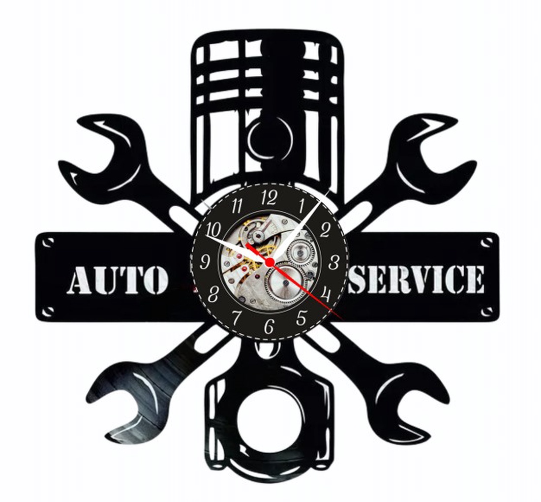 SERVICE AUTO-ceas de perete - casă & stil de viață - accesorii pentru decorat casa - decorațiuni de pereți, decorațiuni suspendate - ceasuri de perete - Artynos.ro